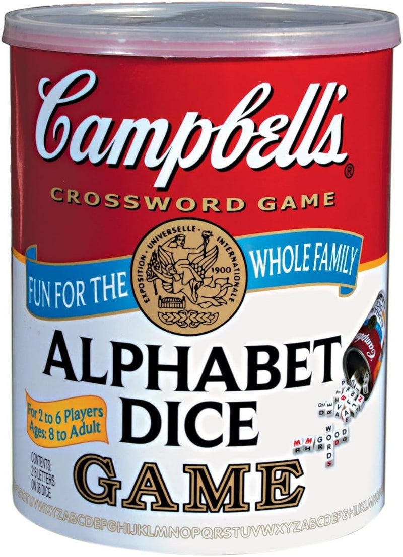 TDC Games Campbell's Alphabet Dice Game, Great for Party Favors, for Travel, Camping Family Game Night, Yard Games for Adults and Family - Image 4